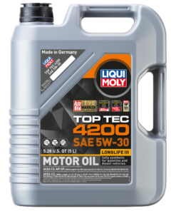 LIQUI MOLY 5L Top Tec 4200 Motor Oil 5W30 - Case of 4
