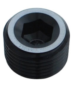 Fleece Performance Universal 1/8in NPT Hex Socket Plugs Black