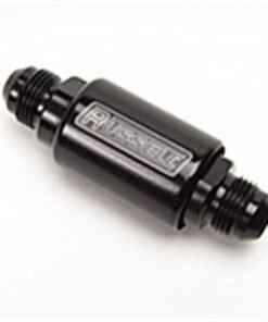 Russell Performance Black Anodized (3-1/4in Length 1-1/4in dia. -8 male inlet/outlet)