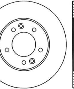 StopTech 89-92 Mazda RX-7 Slotted & Drilled Left Front Rotor