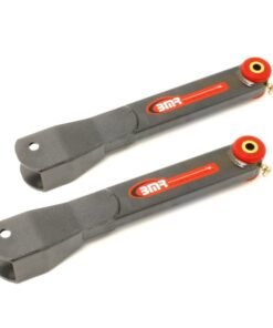 BMR 10-15 5th Gen Camaro Non-Adj. Rear Trailing Arms (Polyurethane) - Black Hammertone