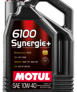 Motul 5L Technosynthese Engine Oil 6100 SYNERGIE+ 10W40 4X5L - Case of 4