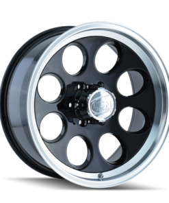 ION Type 171 16x8 / 8x165.1 BP / -5mm Offset / 130.8mm Hub Black/Machined Wheel