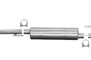 Gibson 05-13 Toyota Tacoma Base 4.0L 2.5in Cat-Back Single Exhaust - Stainless