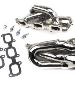 BBK 11-15 Mustang 3.7 V6 Shorty Tuned Length Exhaust Headers - 1-5/8 Silver Ceramic