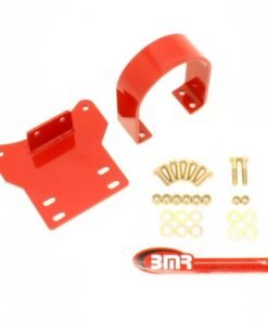 BMR 14-17 Chevy SS Auto Transmission Front Driveshaft Safety Loop - Red