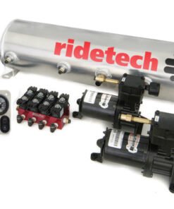 Ridetech 5 Gallon 4-Way Analog Air Ride Compressor Leveling System