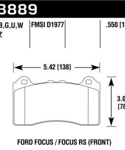 Hawk HP Plus Track Only Ferro-Carbon Brake Pads