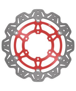 EBC 17-21 Suzuki GSX-R 1000 A (w/ABS/Brembo Radial Caliper) Front Left/Right Vee Floating Red Rotor