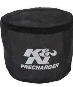 K&N Universal Precharger Round Straight Air Filter Wrap Black