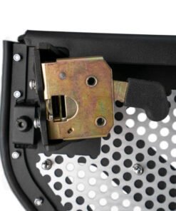 DV8 18-22 Jeep 4 Door JL/JT Aluminum Half Doors with Perforated Mesh Rear