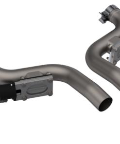 QTP 11-18 Dodge Challenger/Charger 5.7L 2.5in 304SS Aggressor Cutout Dual Mid Pipes