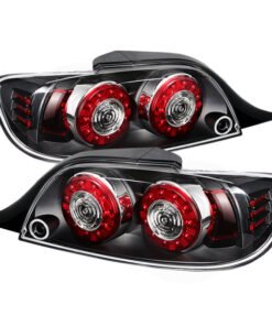Xtune Mazda Rx-8 04-08 LED Tail Lights Black ALT-ON-MRX804-LED-BK