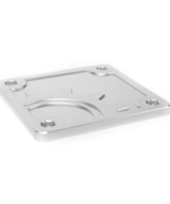 BuiltRight Industries 2020 Jeep Gladiator Bed Plug Plate Cover (Alum) - Silver