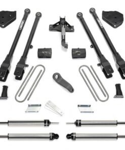 Fabtech 17-20 Ford F250/350 4WD Diesel 6in 4 Link System w/DL Shocks