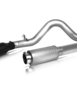 Gibson 04-10 Nissan Titan SE 5.6L 4in Patriot Skull Series Cat-Back Single Exhaust - Stainless