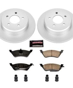 Power Stop 01-07 Chrysler Town & Country Rear Z17 Evolution Geomet Coated Brake Kit