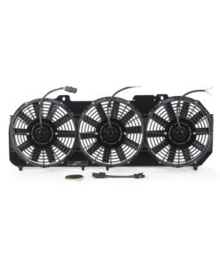 Mishimoto 89-01 Jeep Cherokee XJ 4.0L Performance Aluminum Fan Shroud w/o Controller - Black