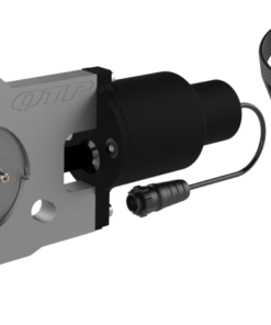 QTP 2.25in Bolt-On QTEC Electric Cutout Valve - Single