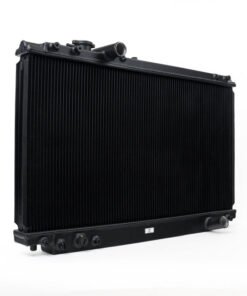 CSF 93-98 Toyota MK4 Supra Radiator - Black Finish