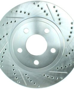 StopTech Select Sport 98-02 Chevrolet Camaro / Pontiac Firebird Slotted and Drilled Left Front Rotor