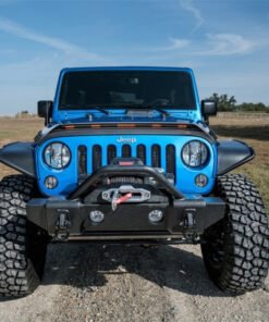 AVS 07-18 Jeep Wrangler JK (Incl. JKU) Low Profile Aeroskin Lightshield Pro - Black