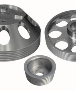 Torque Solution Lightweight WP/Crank/Alt Pulley Combo (Silver): Hyundai Genesis Coupe 3.8 2010+