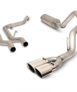 Gibson Cat-Back Dual Sport Exhaust - Stainless for 2022 Toyota Tundra 3.5L-T V6 5.5ft bed 2.5in
