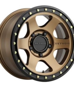 Method MR310 Con6 17x8.5 0mm Offset 5x5 71.5mm CB Method Bronze/Black Street Loc Wheel