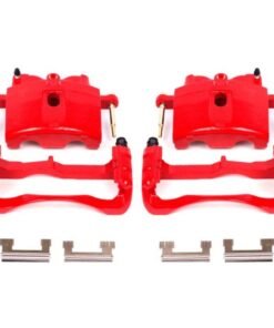 Power Stop 00-04 Cadillac DeVille Front Red Calipers w/Brackets - Pair