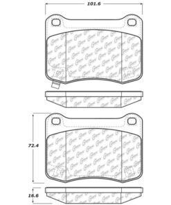StopTech Street Touring 08-09 Lexus IS F Rear Brake Pads
