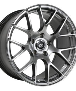 Enkei Raijin 18x8.5 38mm Offset 5x114.3 Bolt Pattern 72.6 Bore Diameter Hyper Silver Wheel