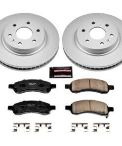 Power Stop 08-17 Buick Enclave Front Z17 Evolution Geomet Coated Brake Kit