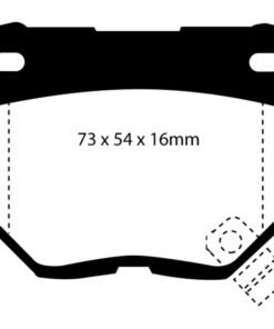 EBC 89-95 Nissan Skyline (R32) 2.6 Twin Turbo GT-R Bluestuff Rear Brake Pads
