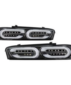 Spyder Chevy Camaro 16-18 (Do Not Fit Halogen Model) LED Tail Lights Black ALT-YD-CCAM16LED-SEQ-BK