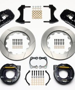 Wilwood AERO4 Rear P-Brake Kit 14.00in Big Ford New Style 2.50in Offset