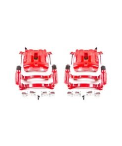 Power Stop 99-04 Jeep Grand Cherokee Front Red Calipers w/Brackets - Pair