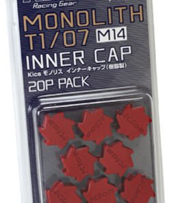 Project Kics M14 Monolith Cap - Red (Only Works For M14 Monolith Lugs) - 20 Pcs