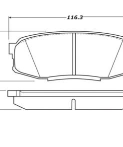 StopTech 07-17 Toyota Tundra Street Performance Rear Brake Pads