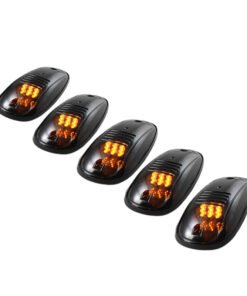 Xtune 5 pcs Roof Cab Marker Parking Running Lights Smoked ACC-011