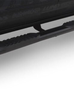 Lund 2019 Chevy Silverado 1500 Double Cab 5in Oval Curved Black SS Nerf Bars - Black