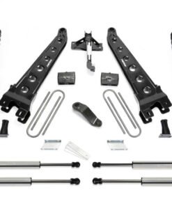 Fabtech 2019 Ford F450/550 4WD 6in Radius Arm System w/DL Shocks