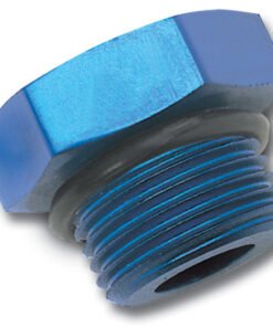 Russell Performance -3 AN Straight Thread Plug (Blue) (Blue)