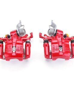 Power Stop 98-02 Honda Accord Rear Red Calipers w/Brackets - Pair