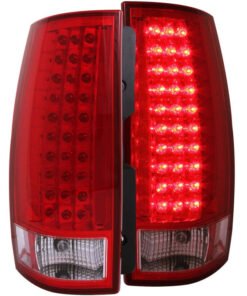 ANZO 2007-2014 Chevrolet Suburban LED Taillights Red/Clear