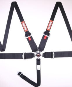 RaceQuip Black SFI CAMLOCK 5pt PD Lap HNR Seat Belt