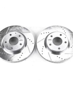 Power Stop 14-18 Mazda 3 Front Evolution Drilled & Slotted Rotors - Pair