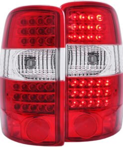 ANZO 2000-2006 Chevrolet Suburban LED Taillights Red/Clear G2