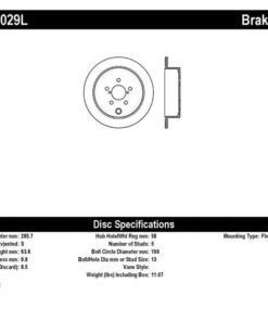 StopTech 08-10 Impreza WRX (Exc STi)/08-10 Impreza Coupe/Sedan Slotted & Drilled Left Rear Rotor
