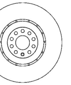 StopTech 04-06 Audi TT Quattro / 04 VW Golf R32 AWD Drilled Right Front Rotor